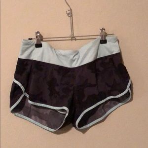 Lululemon running shorts - camo print